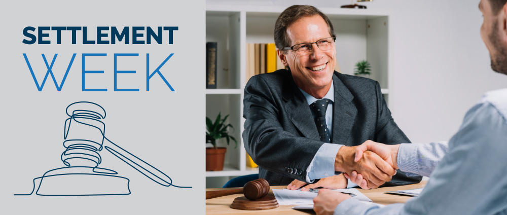 Settlement Week is Back! June 13-17, 2022